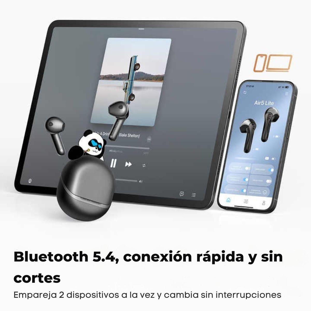 Audífonos Bluetooth Hi Res ANC ENC IPX5 SoundPEATS Air5 Lite-3