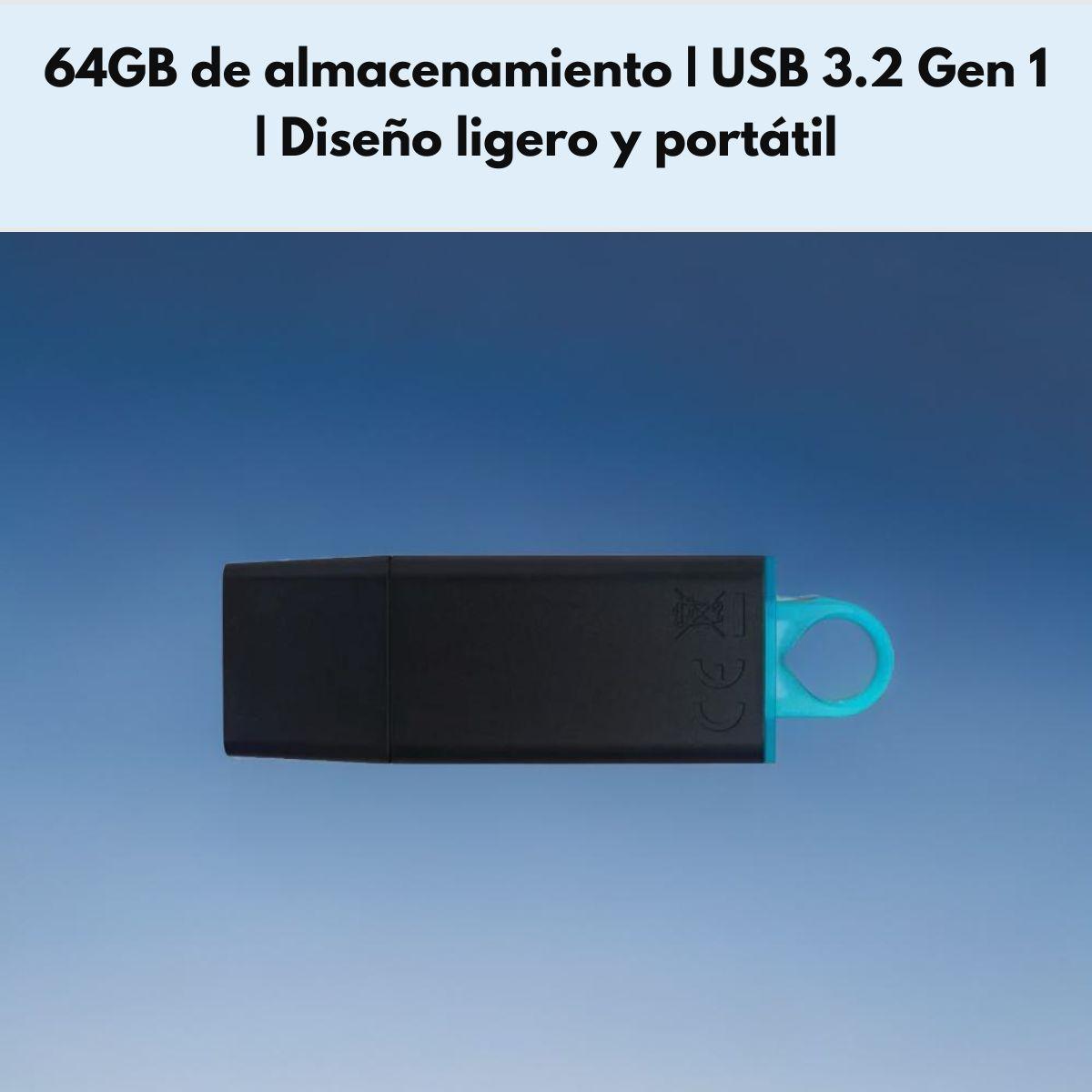 Pendrive Kingston Datatraveler Exodia Dtx/64 64gb 3.2 Gen-6