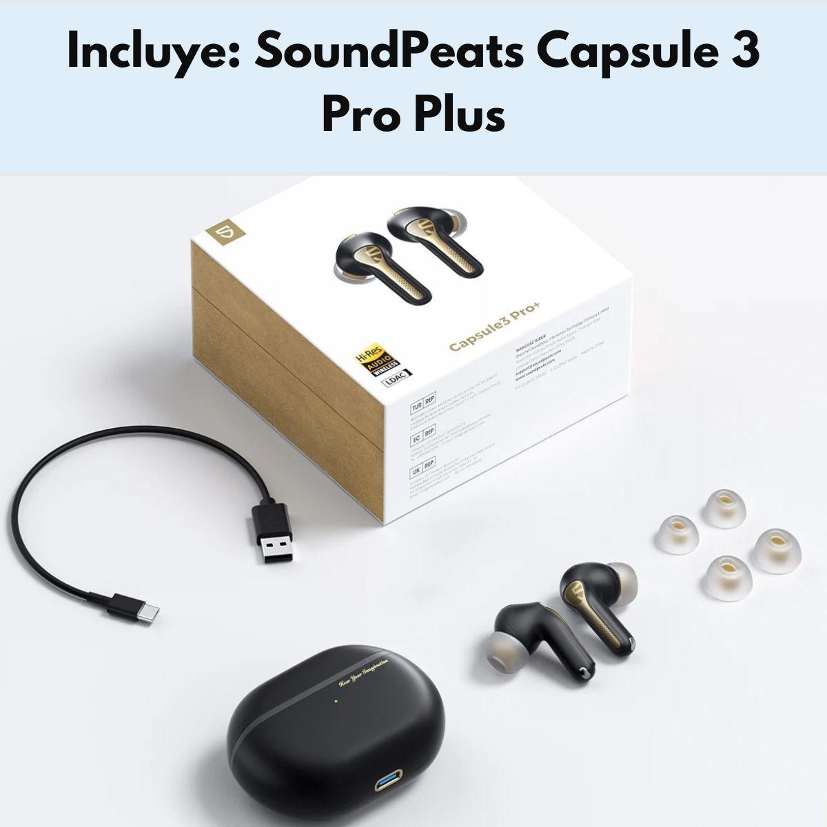 Aud fonos Bluetooth ANC HiRes SoundPEATS Capsule 3 Pro Plus-7
