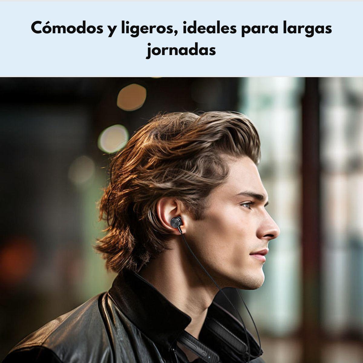 Audífonos Bluetooth Hoco ES70 Armour Neckband 80h Micrófono-2