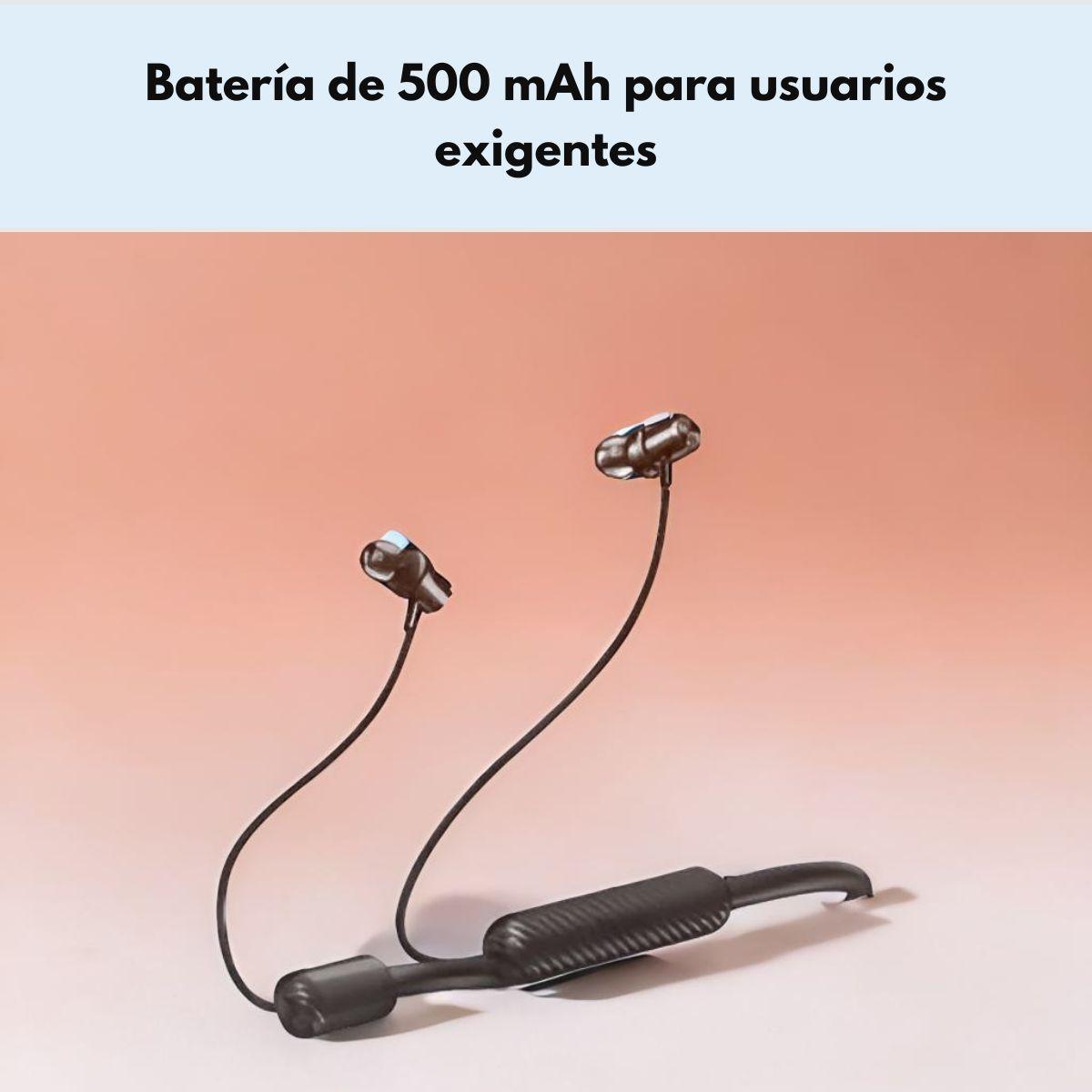 Audífonos Bluetooth Hoco ES70 Armour Neckband 80h Micrófono-3