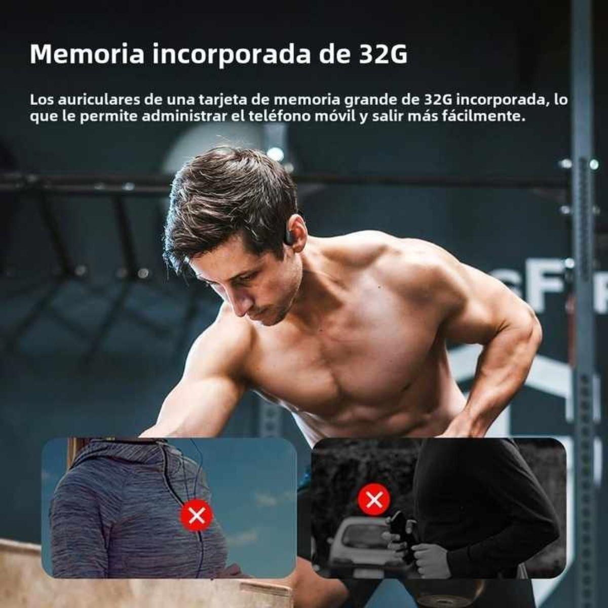 Audifonos Deportivos de Conducción Ósea IPX8 Langsdom BE17 -2