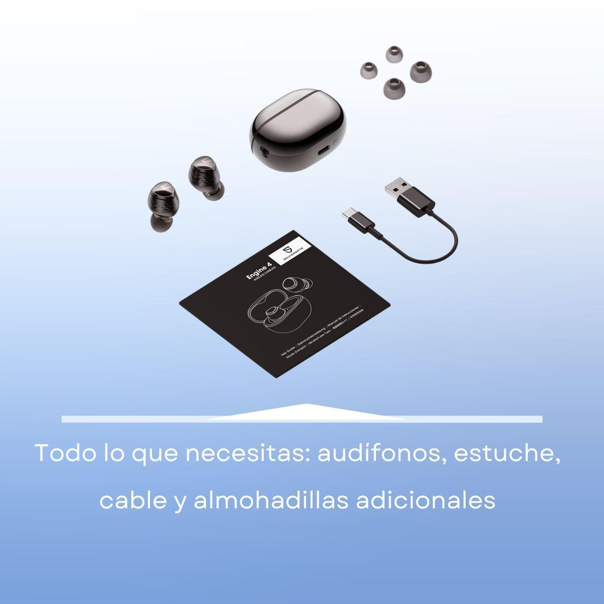 Audífonos Inalámbricos Hi-Res y LDAC SoundPEATS Engine 4-7