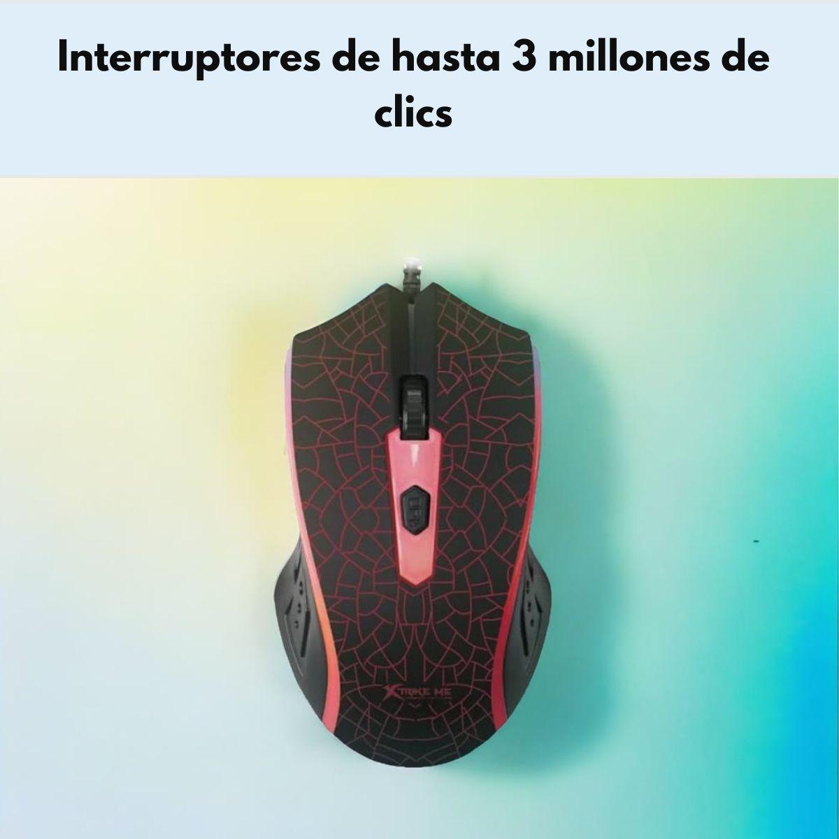 Mouse Gamer Xtrike Me Retroiluminado 1200DPI-4
