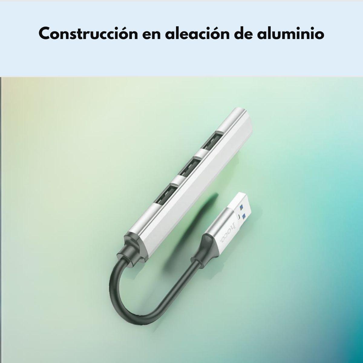 Adaptador Hub Tipo C 4 En 1 A Usb Hoco Hb26-5
