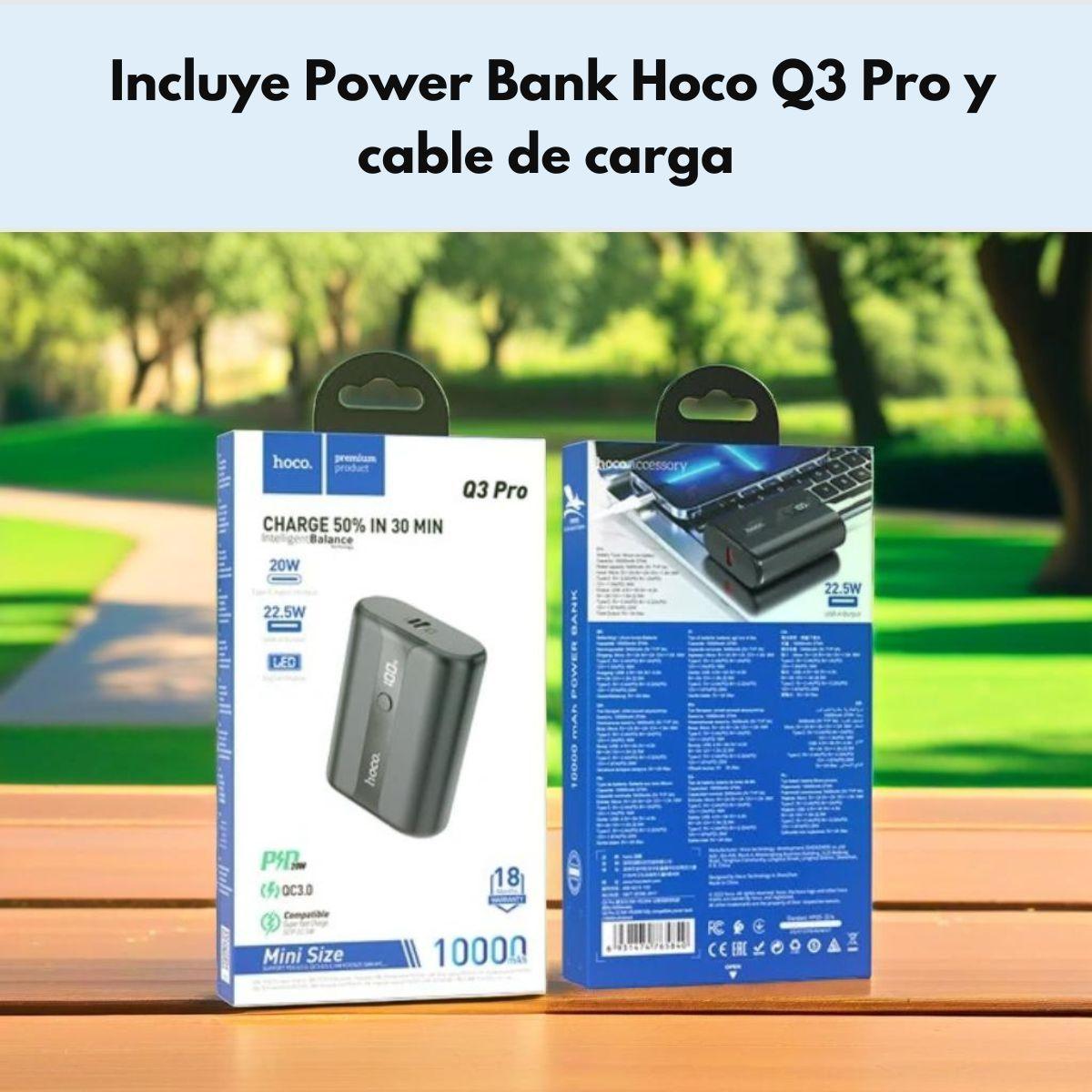 Bateria Externa Power Bank Hoco Q3 Pro Compatible iPhone-7