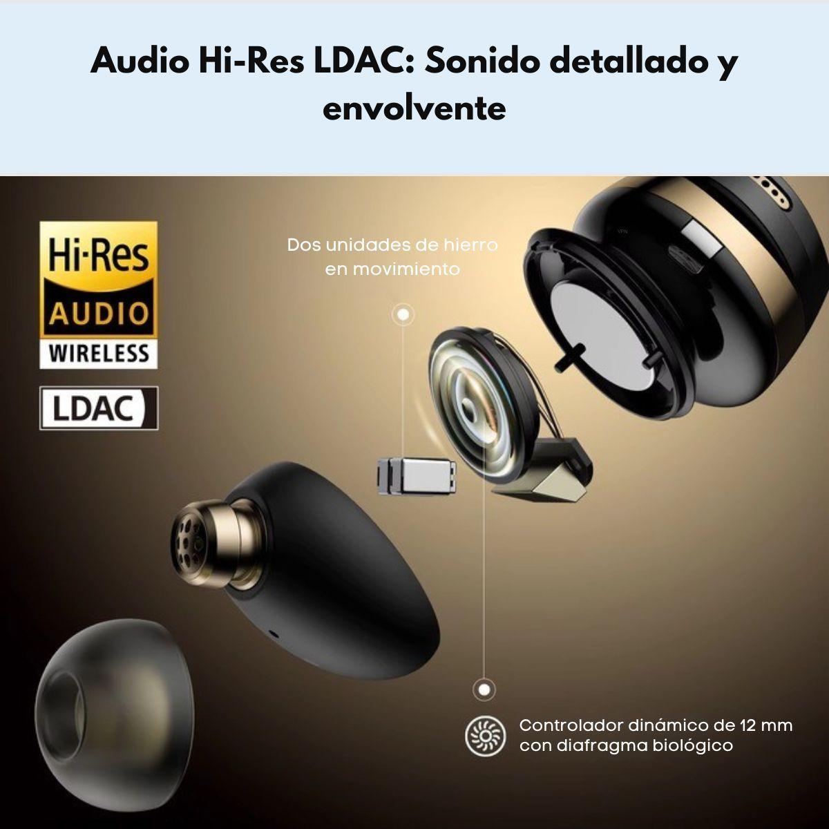 Auriculares Hi-Res Bluetooth 5.3 ANC IPX SoundPeats Opera 05-2