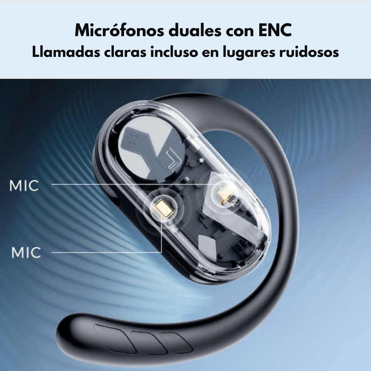 Audifonos Bluetooth 40hrs IPX4 Open-Ear SoundPeats Breezy -4