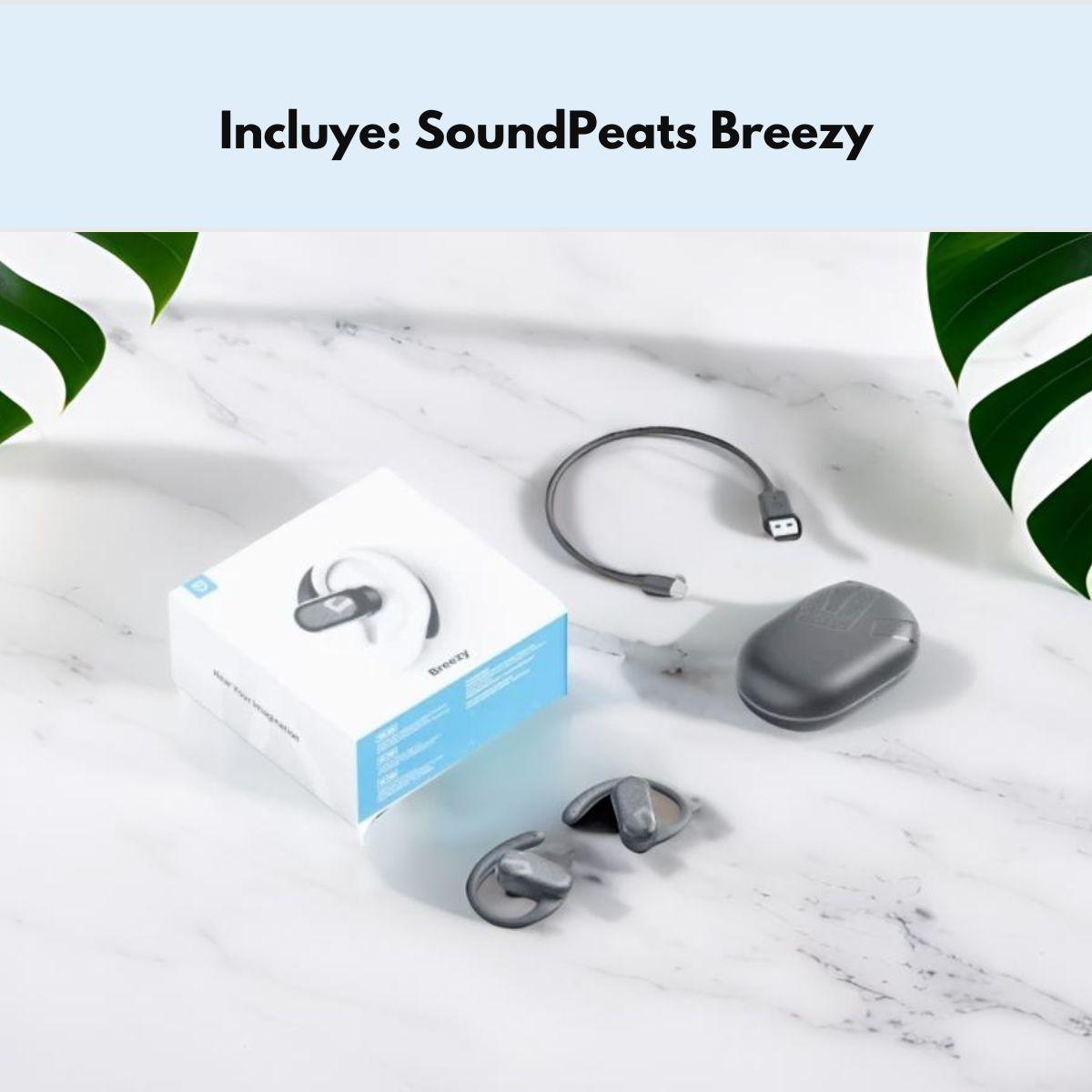 Audifonos Bluetooth 40hrs IPX4 Open-Ear SoundPeats Breezy -7