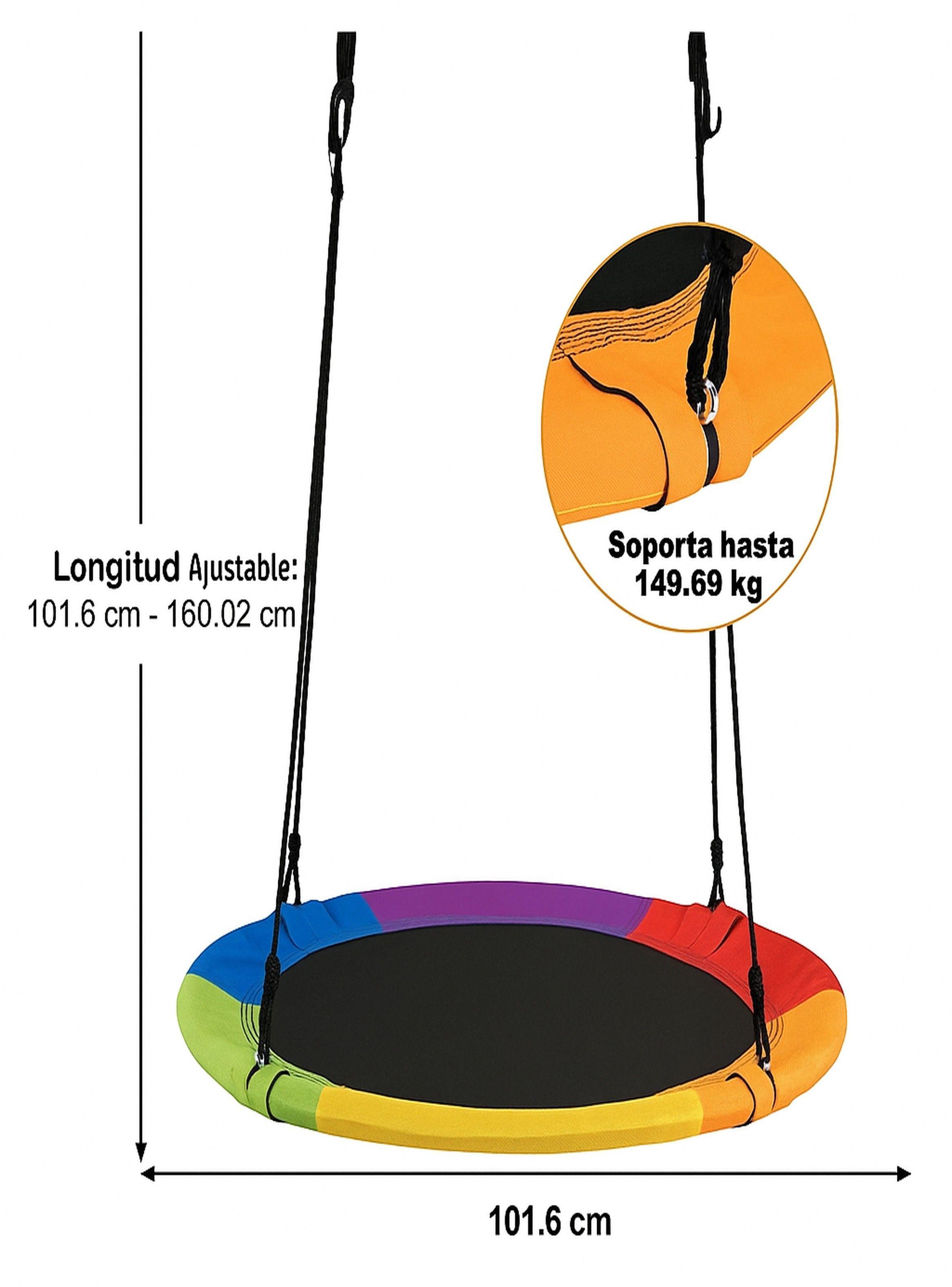 Columpio Ovalado Multicolor UpFun 100cm-7