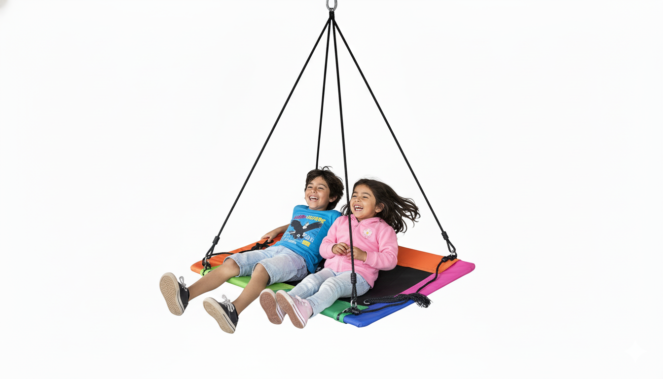 Columpio Rectangular Multicolor UpFun 150x80 cm-6