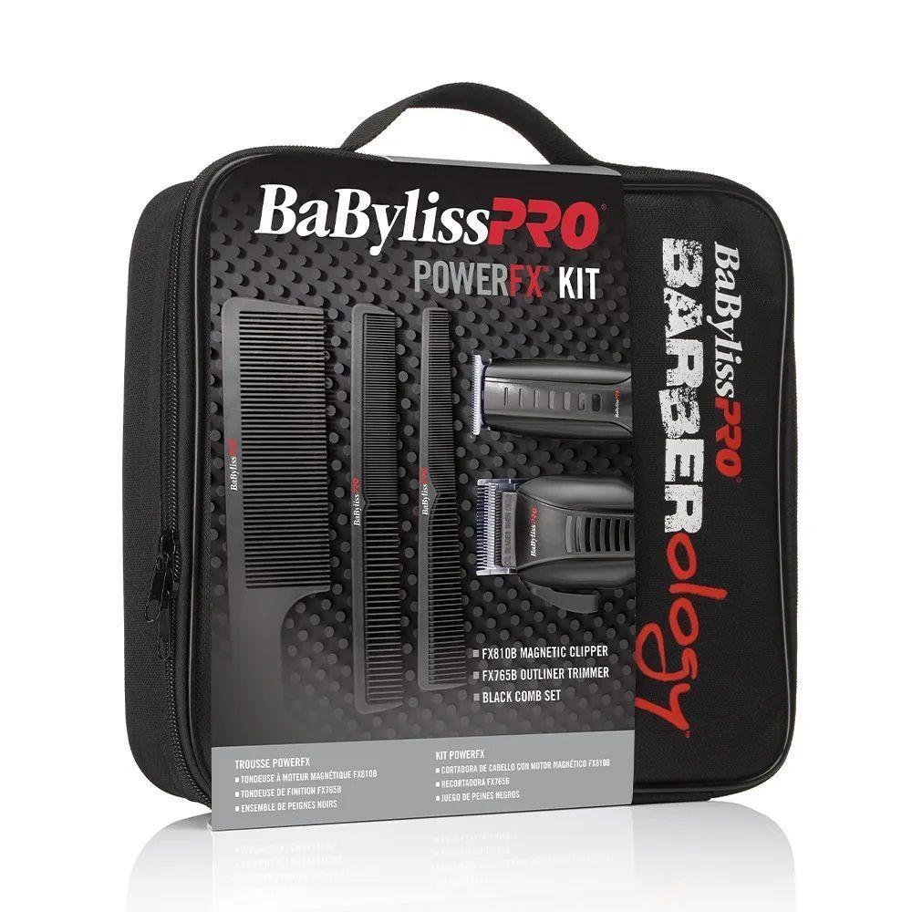 Kit Cortapelo Power Fx Con 5 Accesorios Babylisspro Color Negro-4