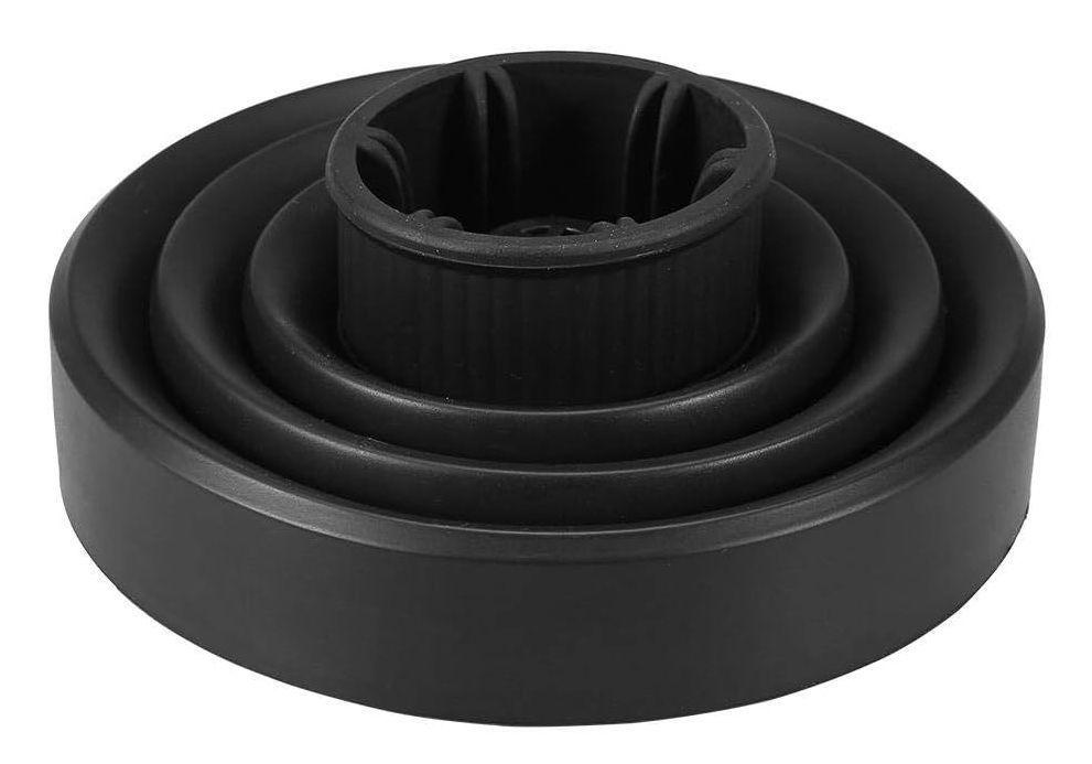 Difusor Para Secador De Cabello De Silicona Plegable Negro-1