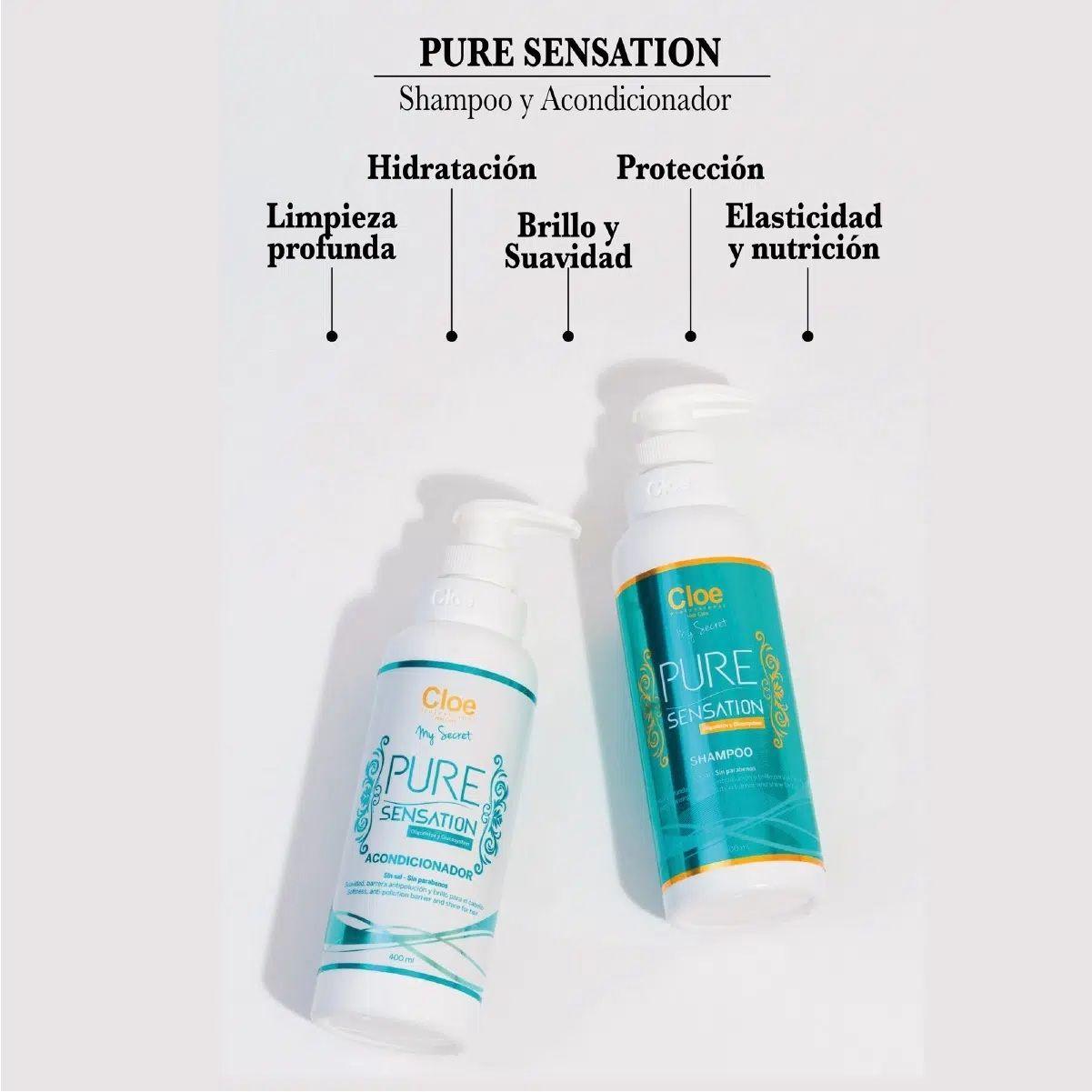 Shampoo Pure Sensation Clear Cloe 400ML-0