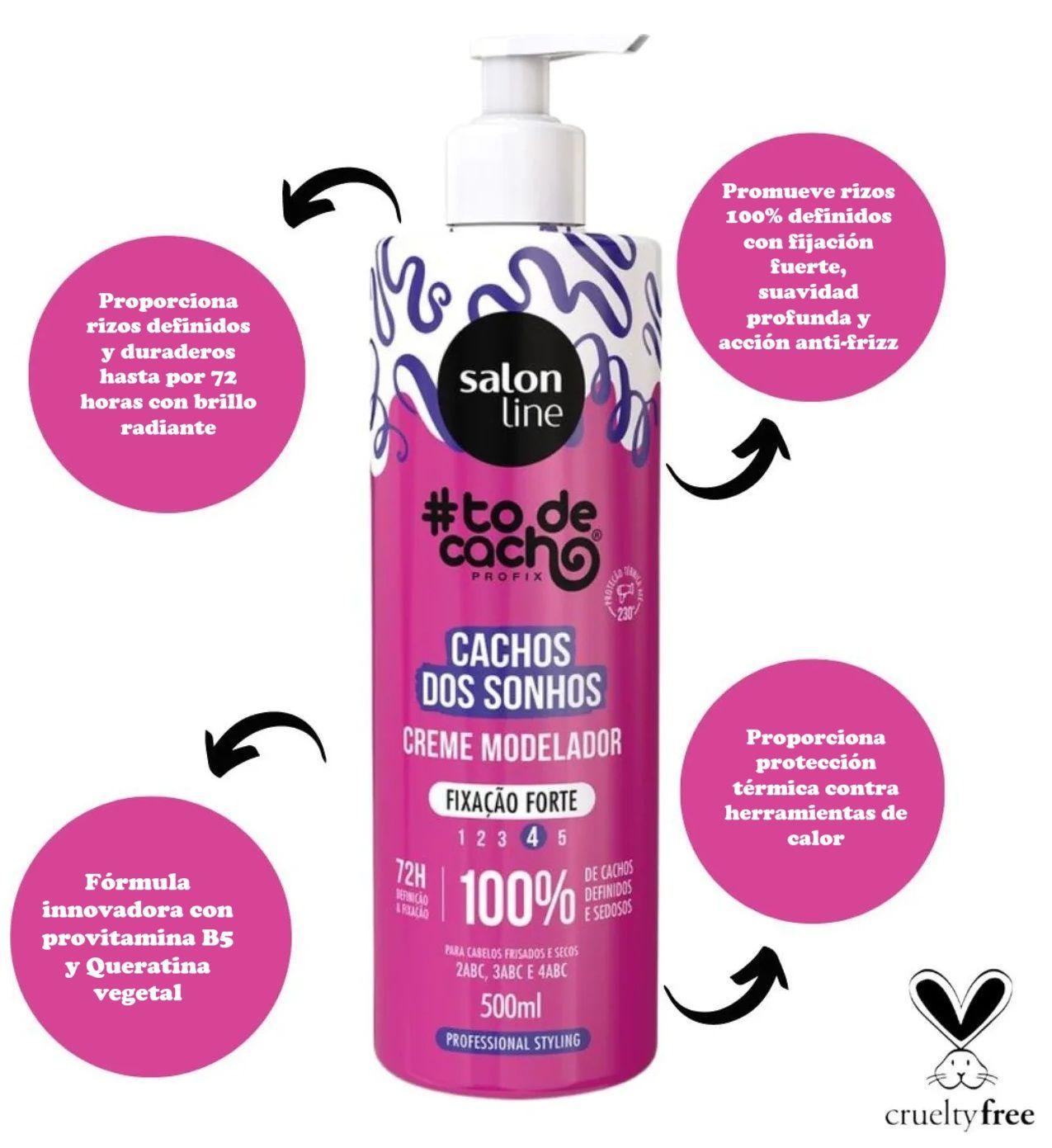 CREMA MODELADORA CACHOS DOS SONHOS FIX FORTE 500 ML SALON LINE-3