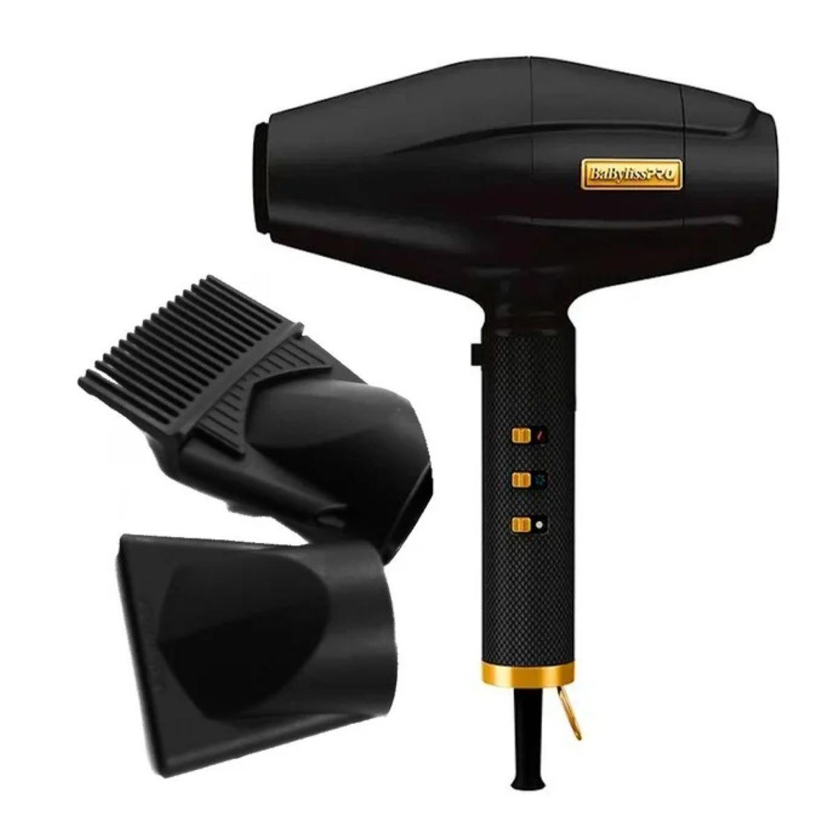 Secador De Pelo Babylisspro Gold FX Turbo Negro-3