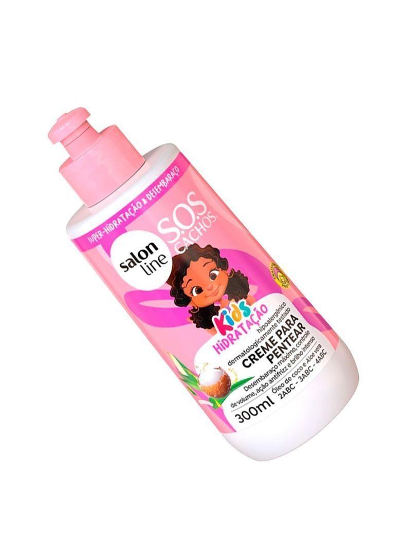 SOS CACHOS CREMA DE PEINAR KIDS 300 ML SALON LINE-2