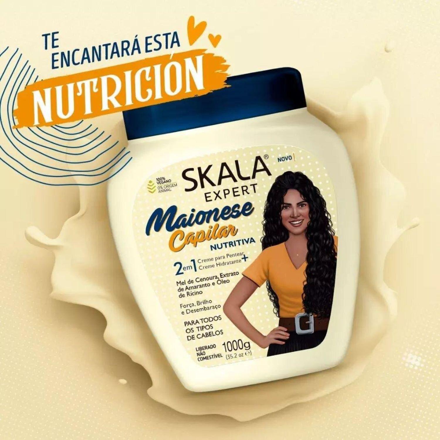 MASCARA MAIONESA CAPILAR NUTRITIVA 2EN1 EXPERT SKALA 1KG-4