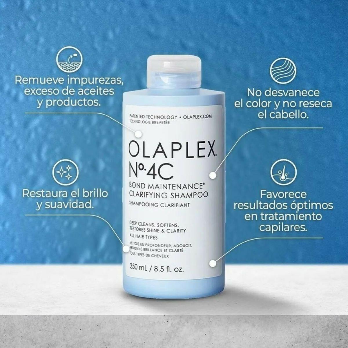 Olaplex 4c Shampoo Clarificante Limpieza Profunda 250ml-3