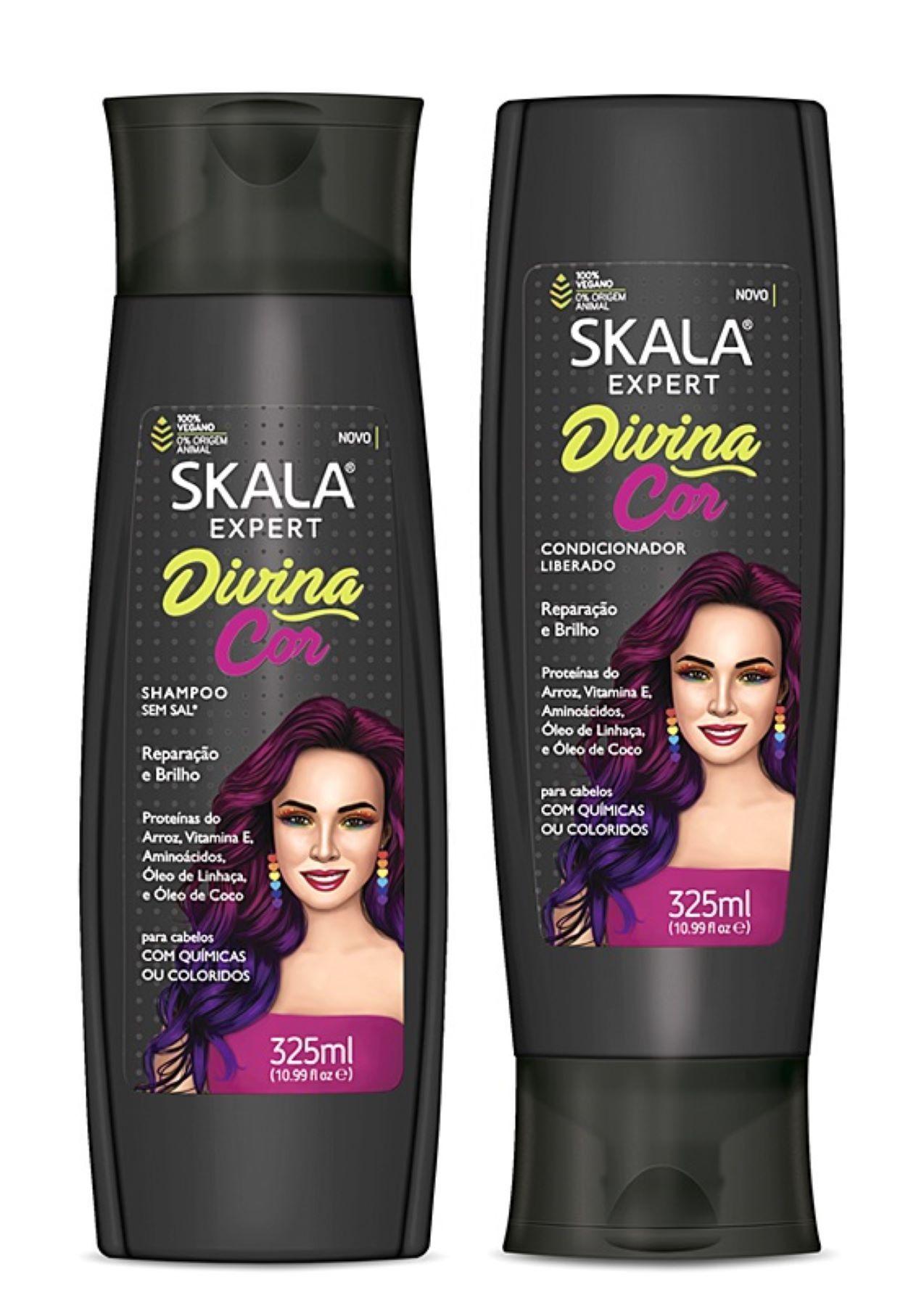 KIT SHAMPOO Y ACOND DIVINA COR SKALA EXPERT 650ML-2