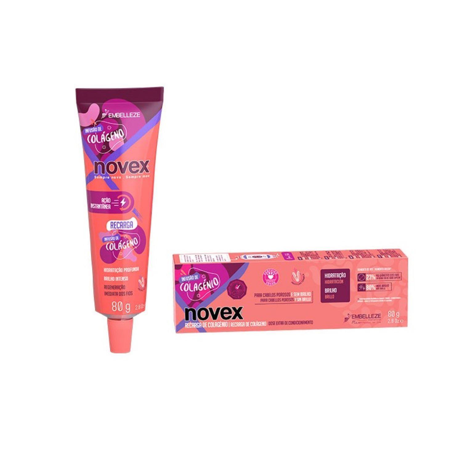 NOVEX RECARGA INFUSAO DE COLAGENO 80g-2