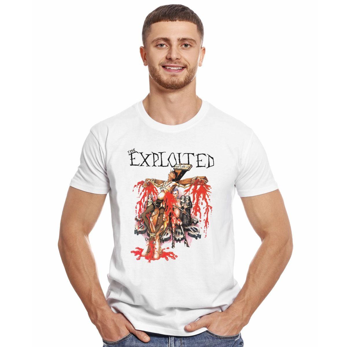 THE EXPLOITED JESUS IS DEAD POLERA MANGA CORTA HOMBRE-2