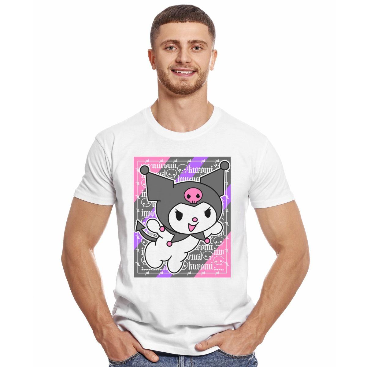 KUROMI FRENTE POSANDO POLERA MANGA CORTA HOMBRE-2