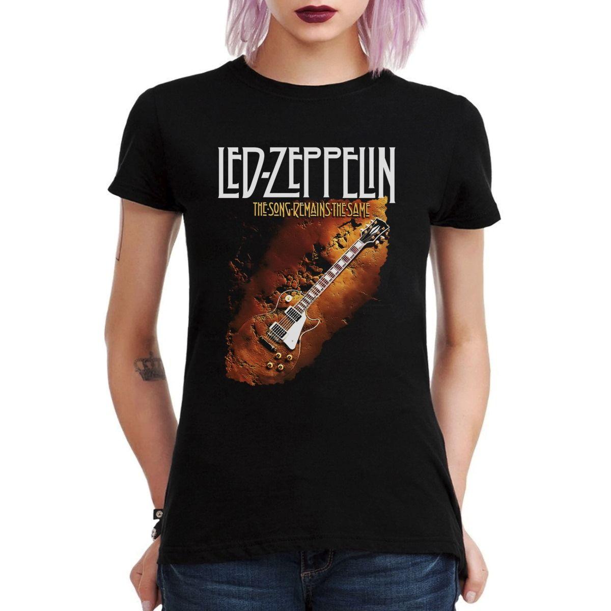 LED ZEPPELIN THE SONG REMAINS THE SAME POLERA MUJER-2