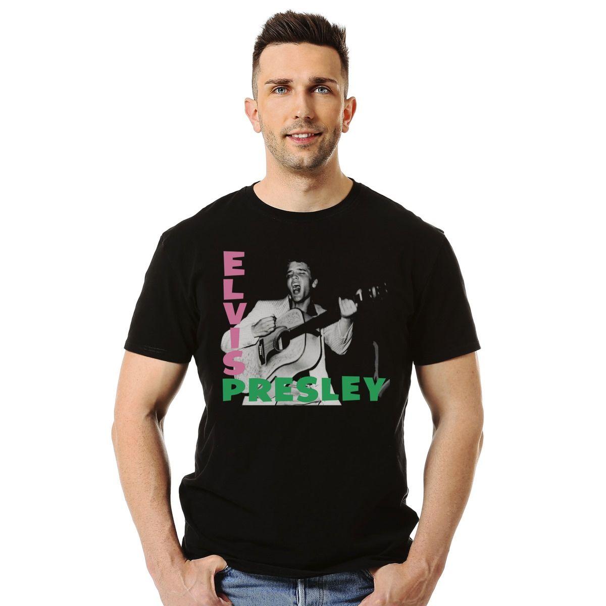 ELVIS PRESLEY ALBUM POLERA MANGA CORTA HOMBRE-2