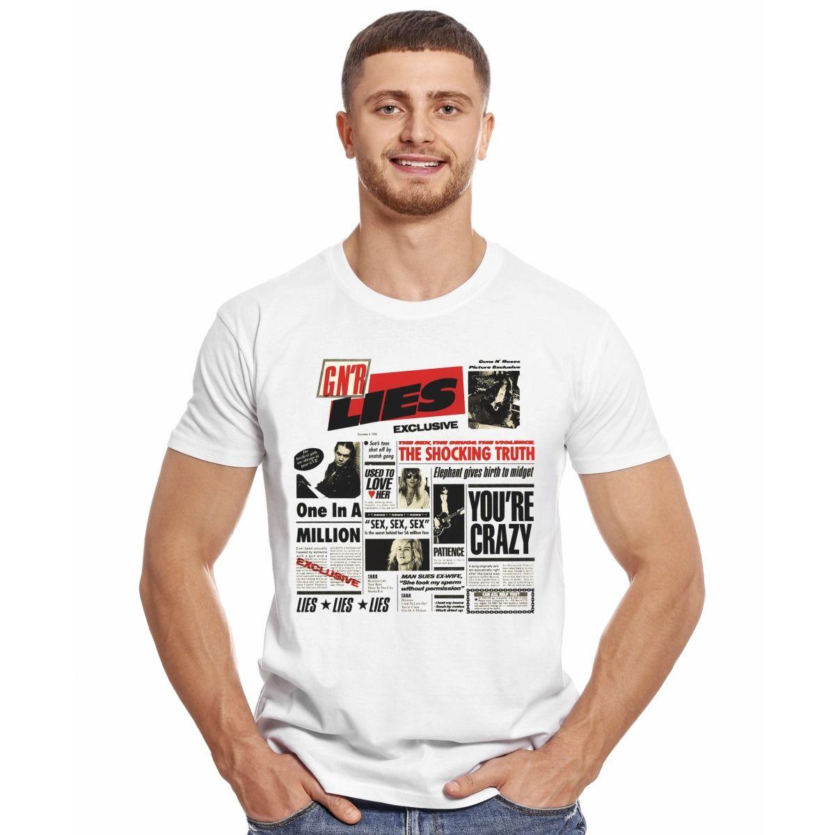 GUNS N ROSES LIES POLERA MANGA CORTA HOMBRE-2