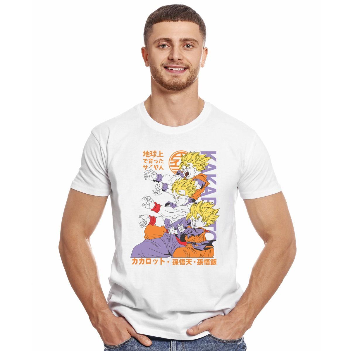 DRAGON BALL KAKAROTO FAMILIA POLERA MANGA CORTA HOMBRE-2