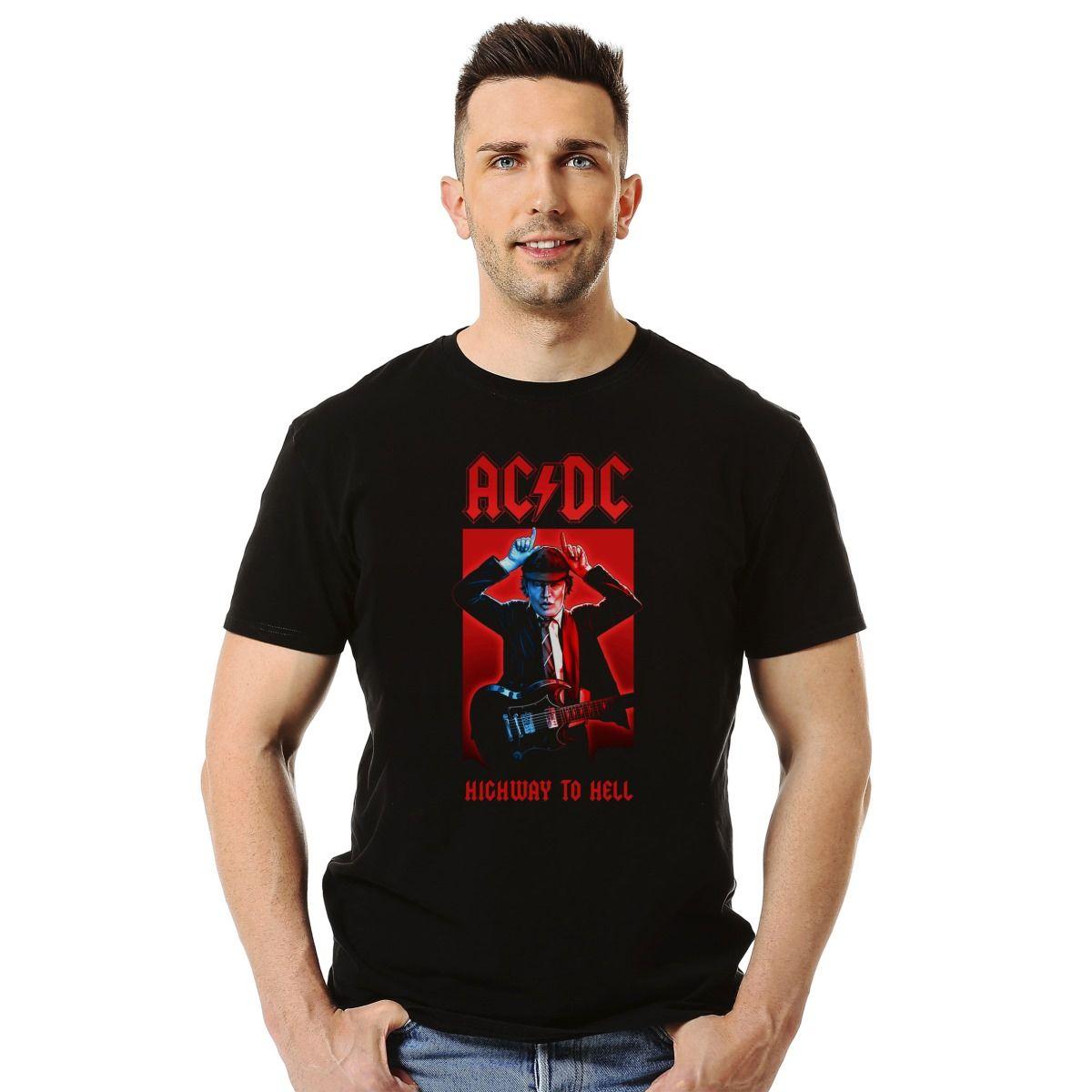 ACDC COMIC HIGHWAY TO HELL POLERA MANGA CORTA HOMBRE-2