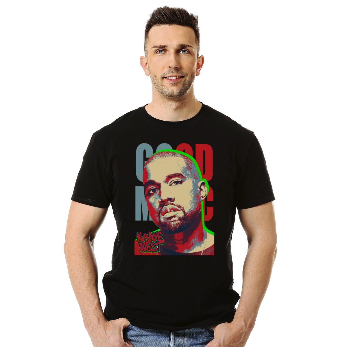 KANYE WEST GOOD MUSIC POLERA MANGA CORTA HOMBRE-2