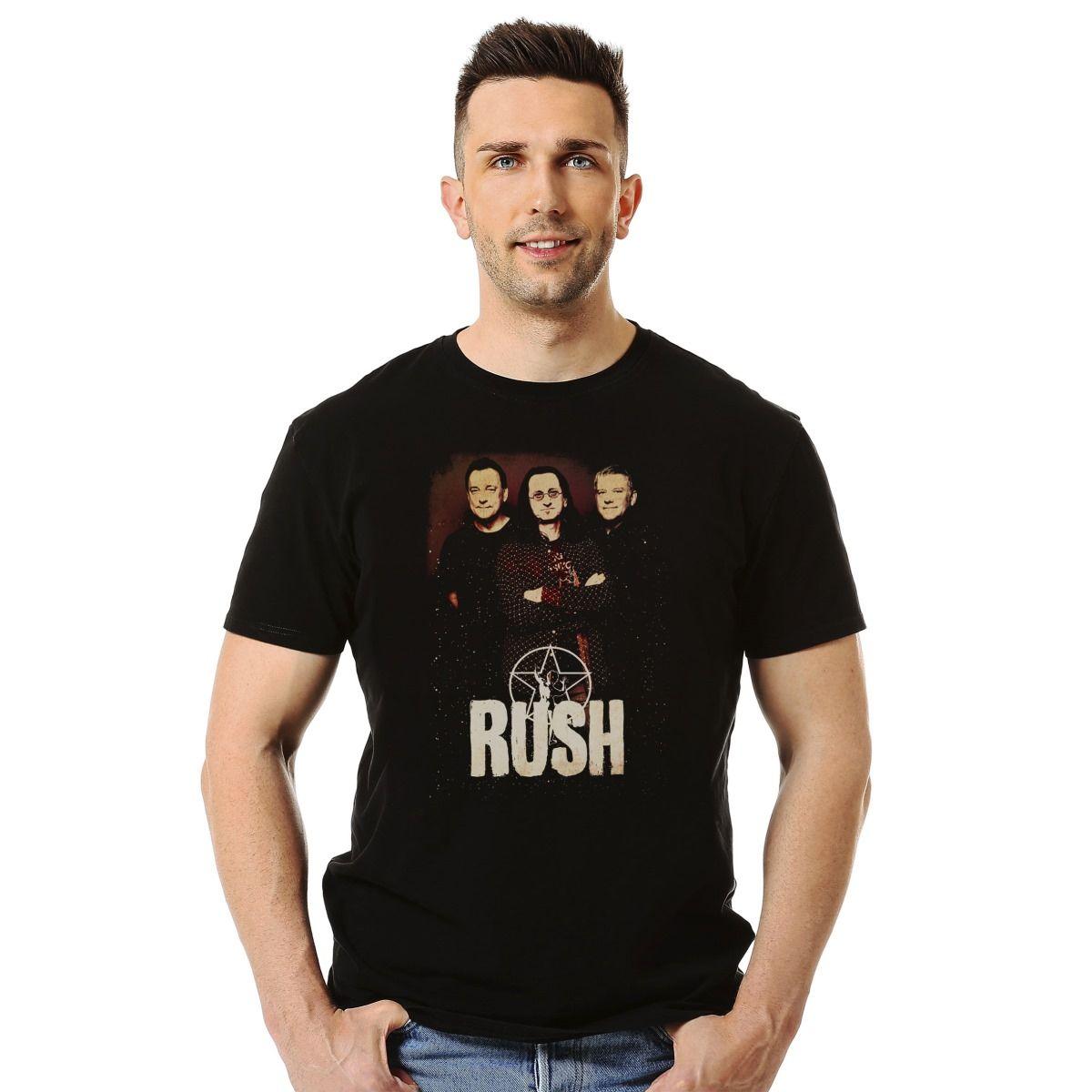 RUSH BAND PHOTO LOGO POLERA MANGA CORTA HOMBRE-2