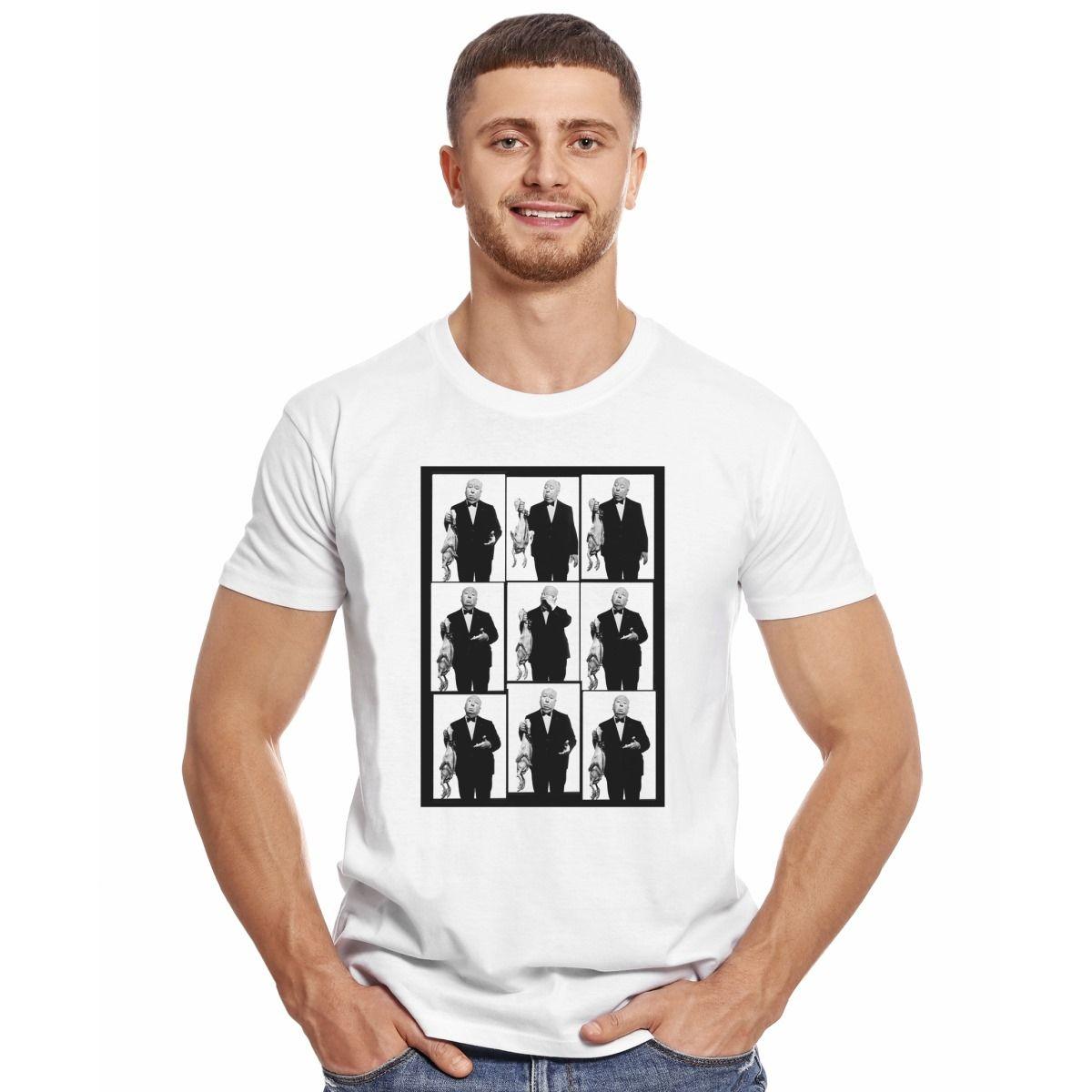 HITCHCOCK FOTO CON GANSO POLERA MANGA CORTA HOMBRE-2