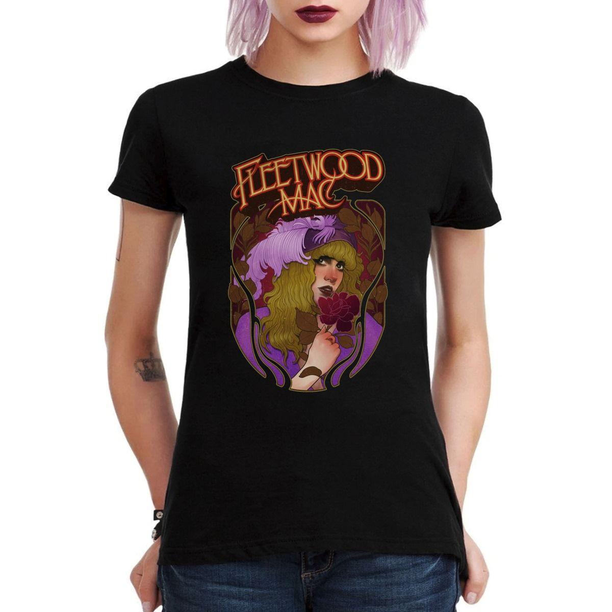 FLEETWOOD MAC POSTER WOMAN POLERA MUJER-2