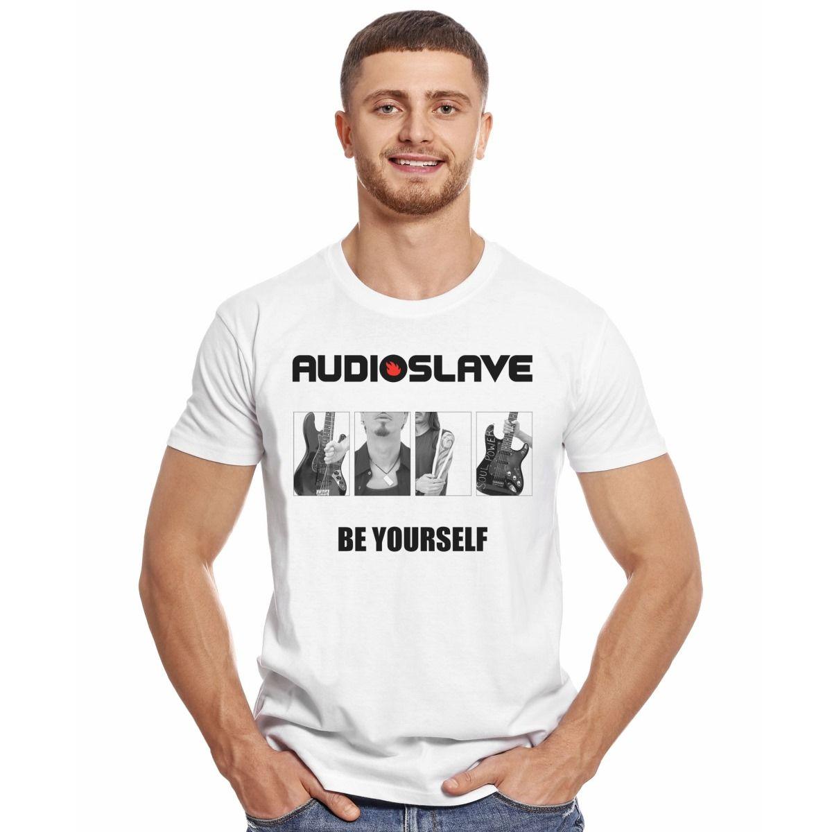 AUDIOSLAVE BE YOURSELF POLERA MANGA CORTA HOMBRE-2