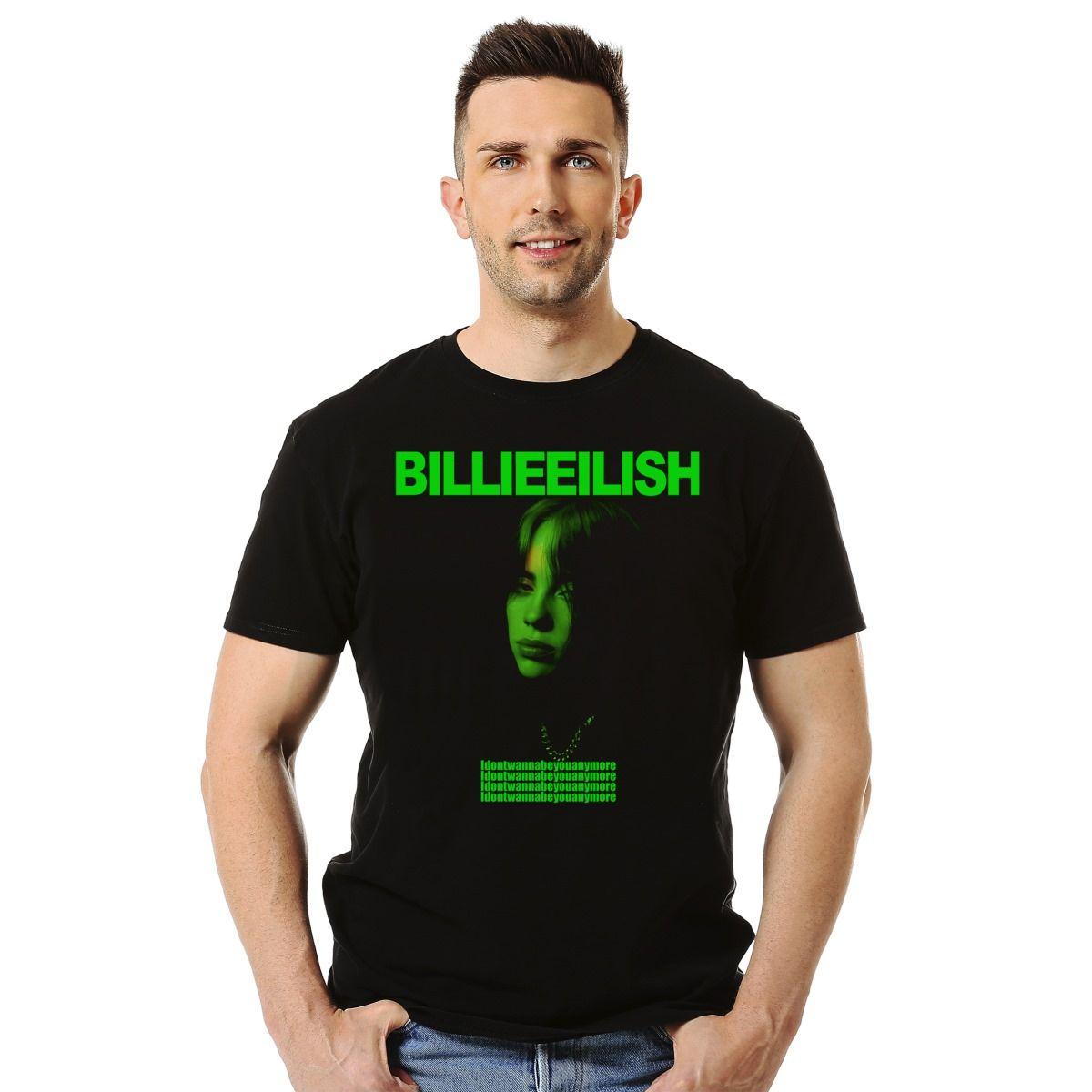BILLIE EILISH I DONT WANNA BE YOU ANYMORE POLERA MANGA CORTA HOMBRE-2