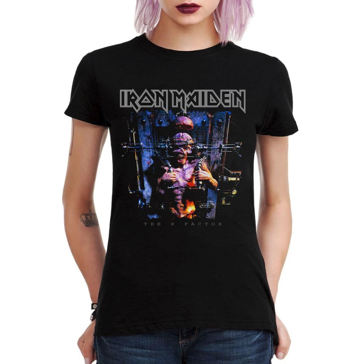 IRON MAIDEN THE X FACTOR POLERA MUJER-2