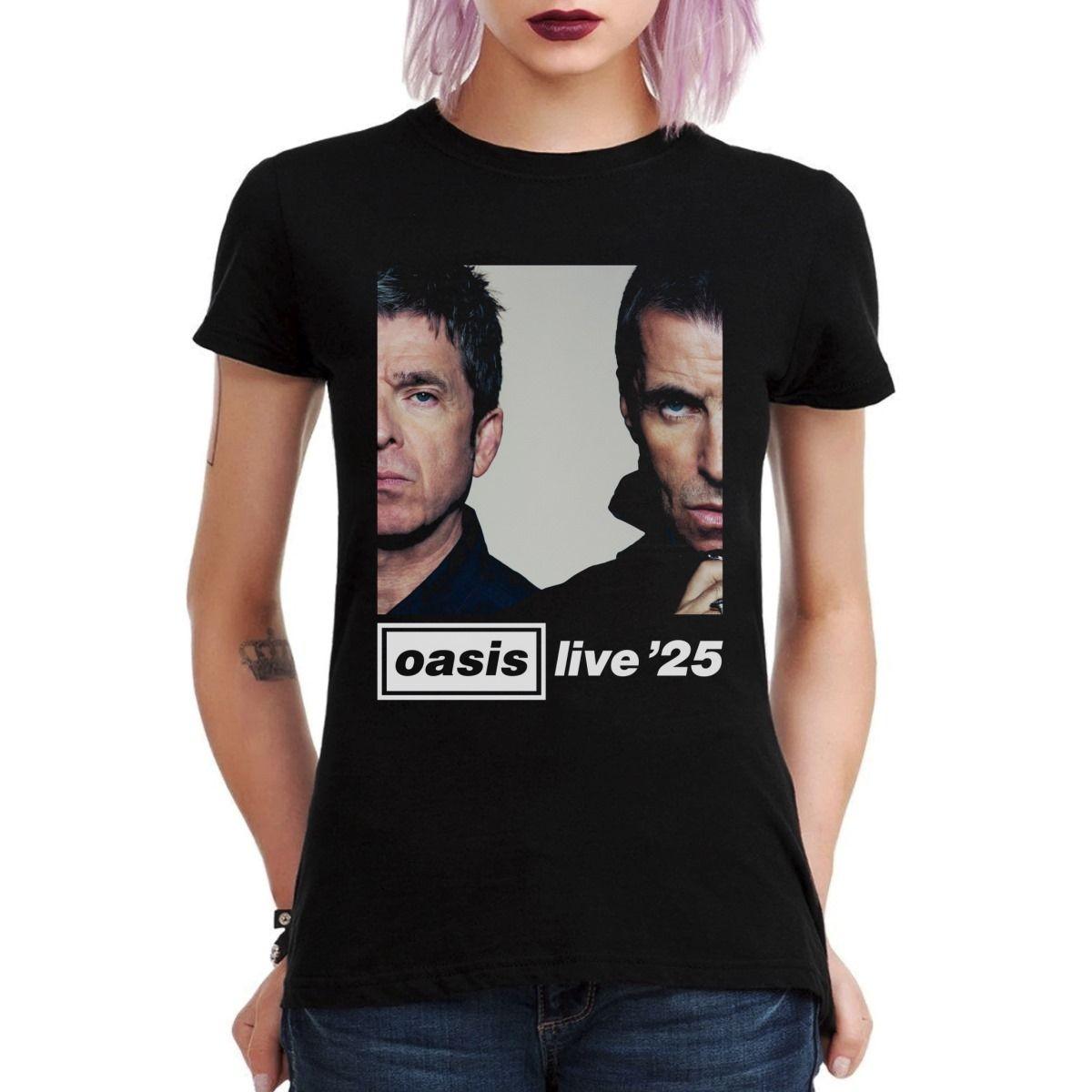 OASIS TOUR 2025 EN CHILE LIVE 25 POLERA MUJER-2