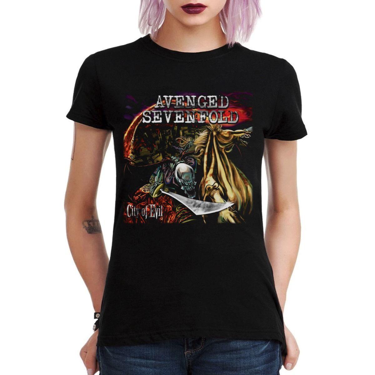 AVENGED SEVENFOLD CITY OF EVIL POLERA MUJER-2