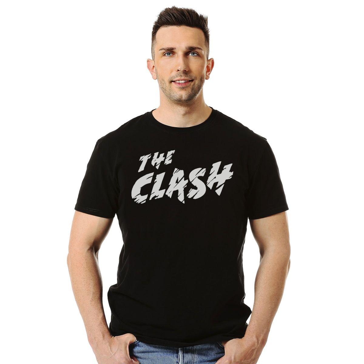 THE CLASH LOGO POLERA MANGA CORTA HOMBRE-2