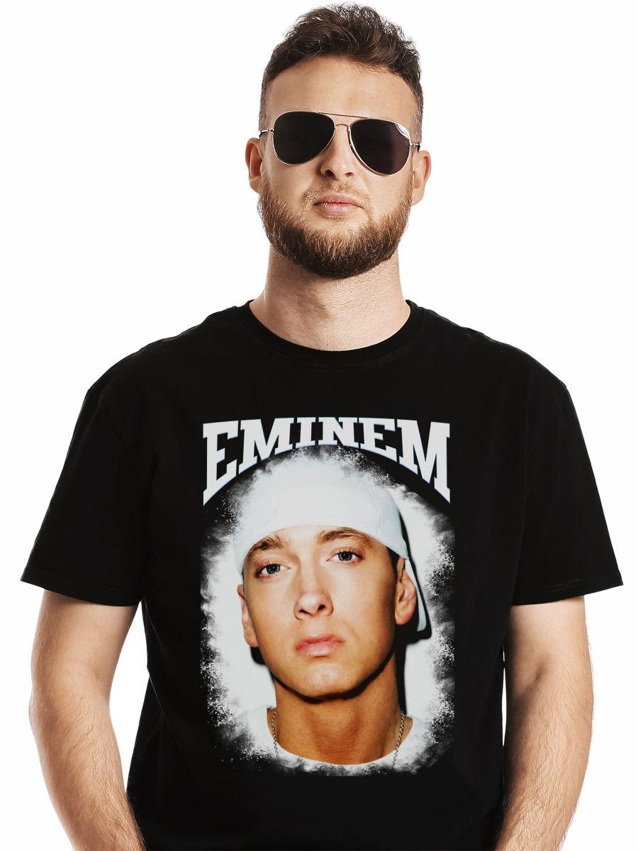 EMINEM FACE LOGO SLIM SHADY POLERA MANGA CORTA HOMBRE-0