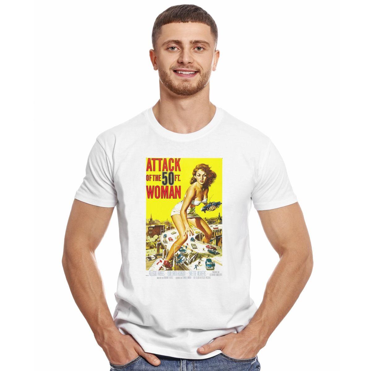 ATTACK OF THE 50FT WOMAN POLERA MANGA CORTA HOMBRE-2