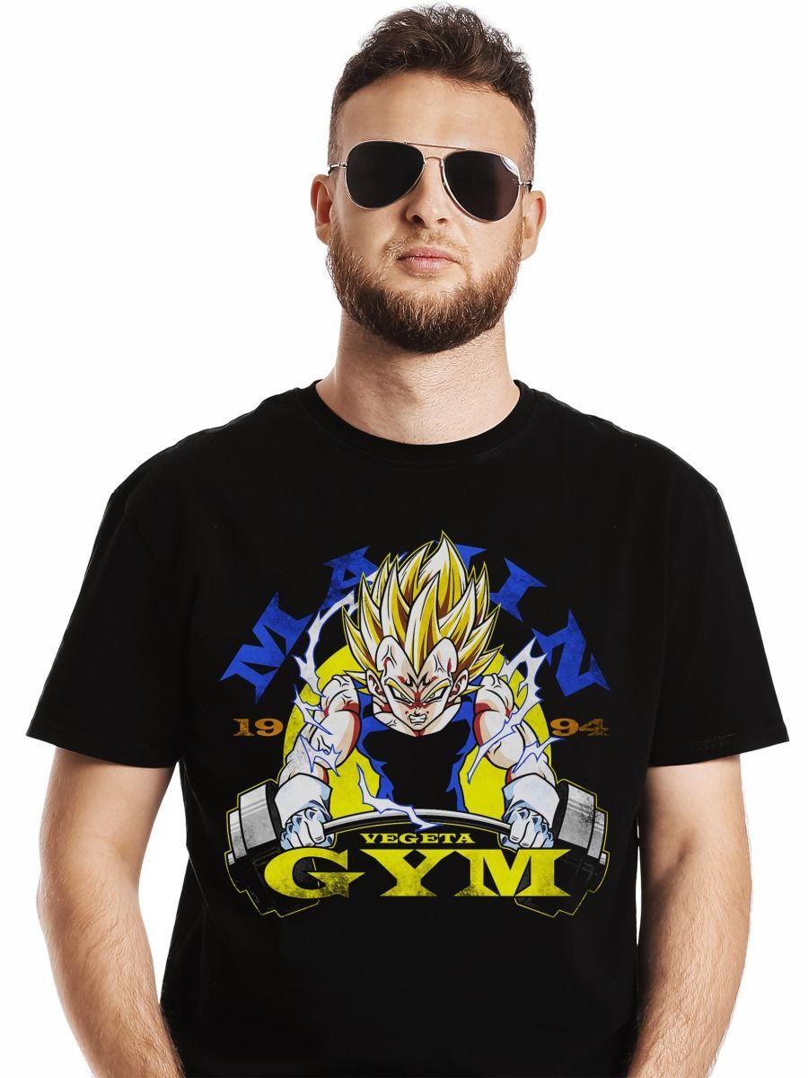 DRAGON BALL Z VEGETA GYM POLERA MANGA CORTA HOMBRE-0