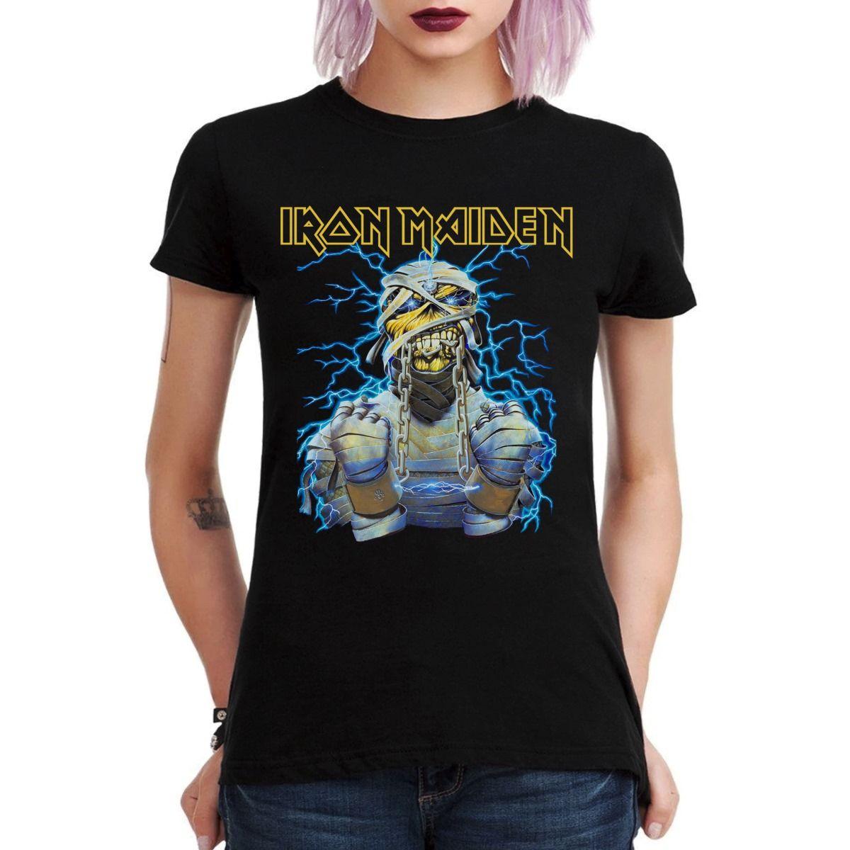 IRON MAIDEN POWERSLAVE POLERA MUJER-2