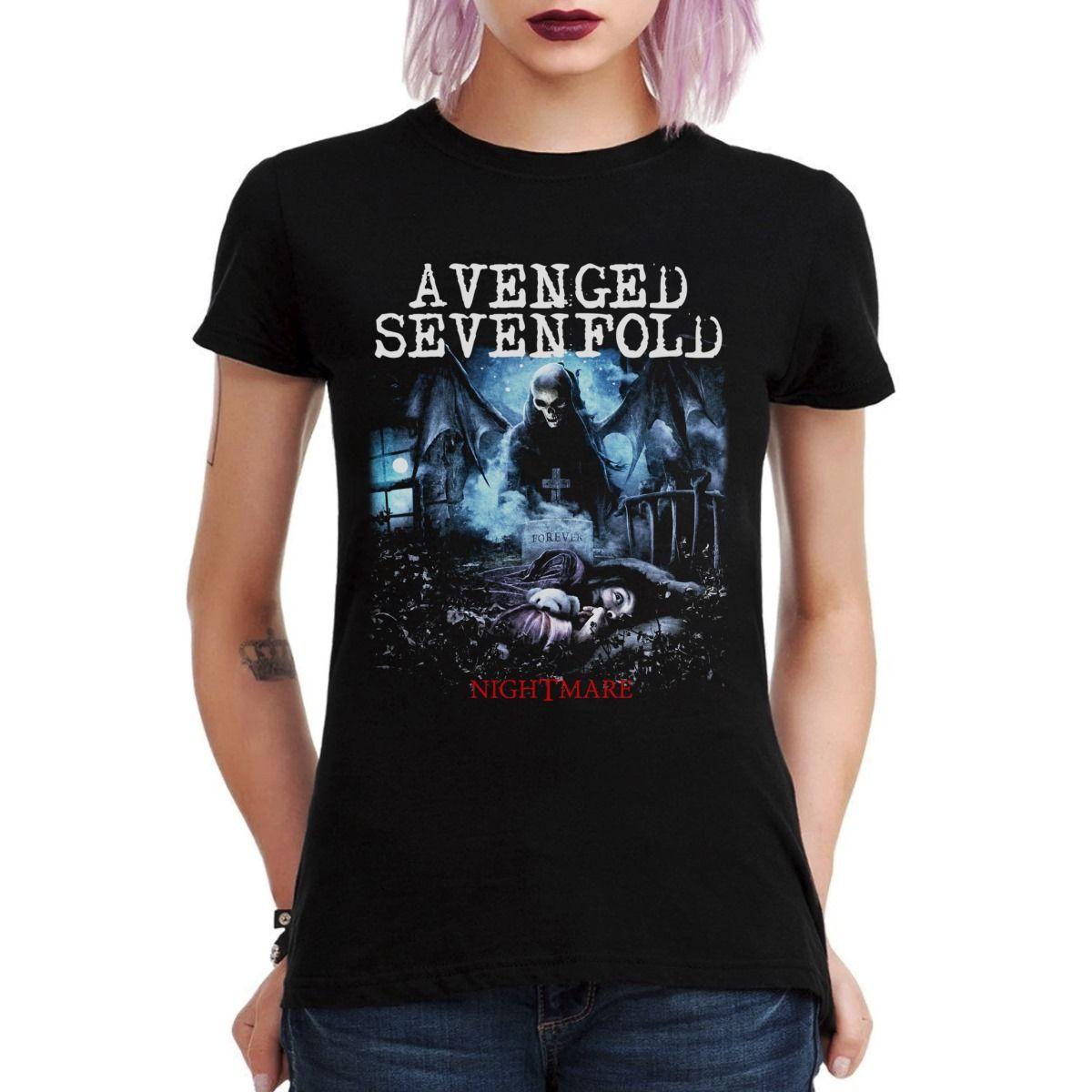 AVENGED SEVENFOLD NIGHTMARE POLERA MUJER-2