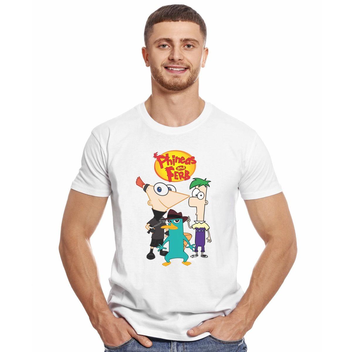 PHINEAS Y FERB 1 POLERA MANGA CORTA HOMBRE-2