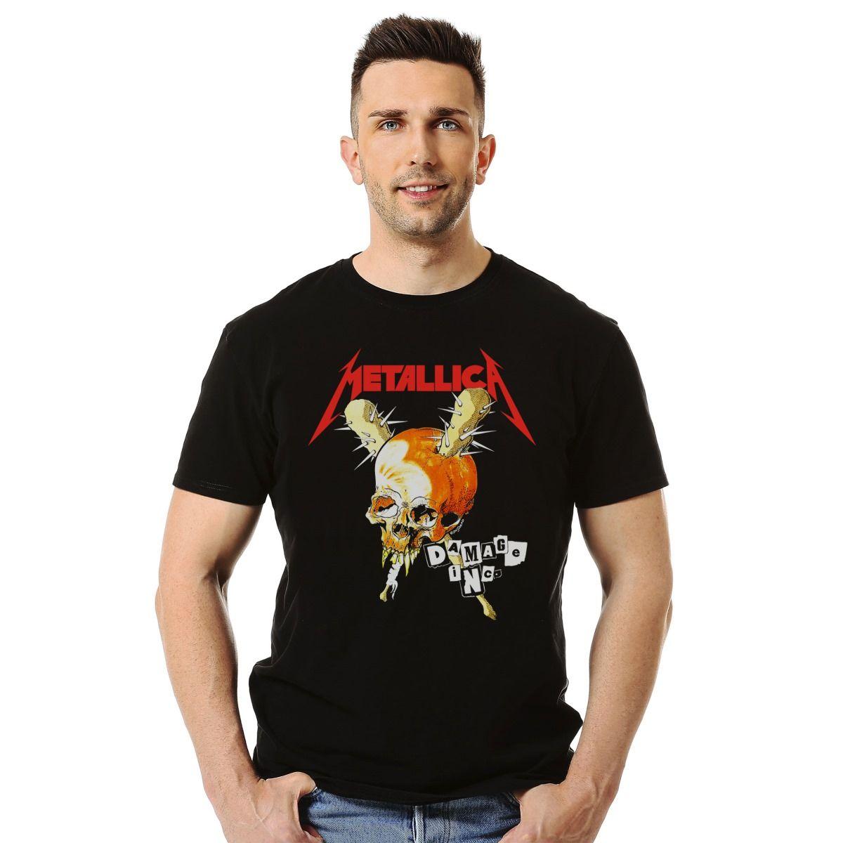 METALLICA DAMAGE INC POLERA MANGA CORTA HOMBRE-2