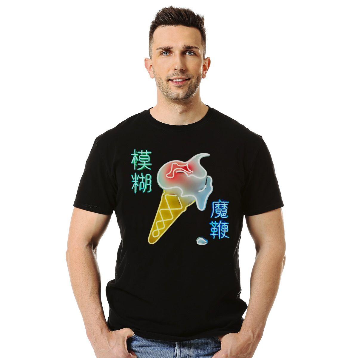 BLUR THE MAGIC WHIP POLERA NEGRA POLERA MANGA CORTA HOMBRE-2